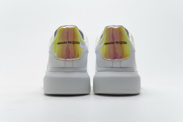 462214 WHGP7 9001 Alexander McQueen Sneaker White Orange Laser - Image 7
