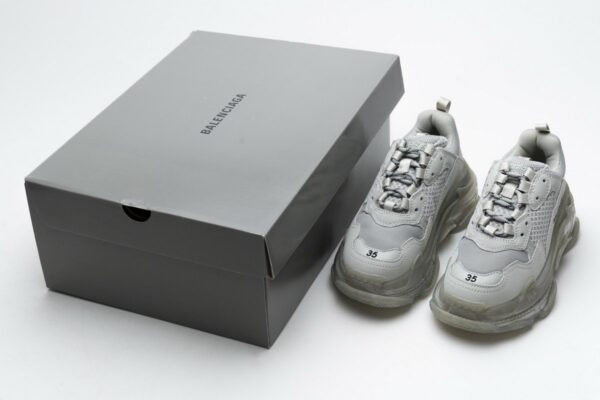 544351 W09O1 1705 Balenciaga Triple S Grey - Image 7