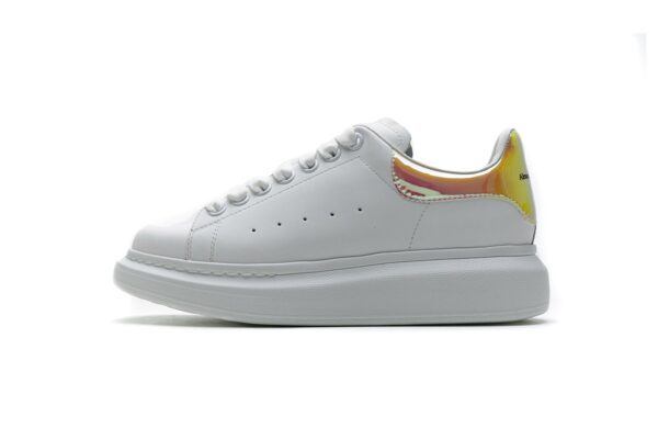 462214 WHGP7 9001 Alexander McQueen Sneaker White Orange Laser