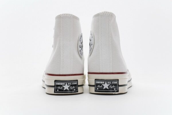 162056C Converse Chuck 70 HI White Garnet Egret - Image 7