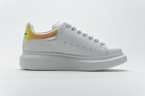 462214 WHGP7 9001 Alexander McQueen Sneaker White Orange Laser - Image 8