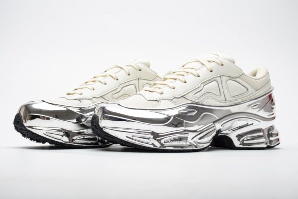 EE7945 adidas X Raf Simons Ozweego Cream White Silver Metallic - Image 3